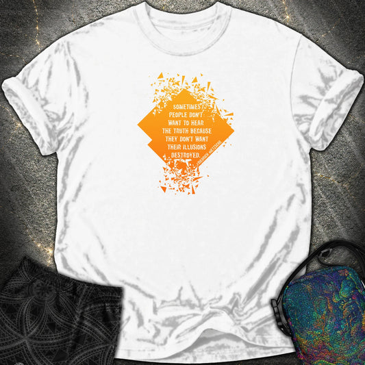 Friedrich Nietzsche Comfort T-Shirt - Friedrich Nietzsche Comfort T-Shirt - White