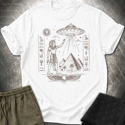 Pharaoh Beneath the Star Vessel - Pharaoh Beneath the Star Vessel T-Shirt - White