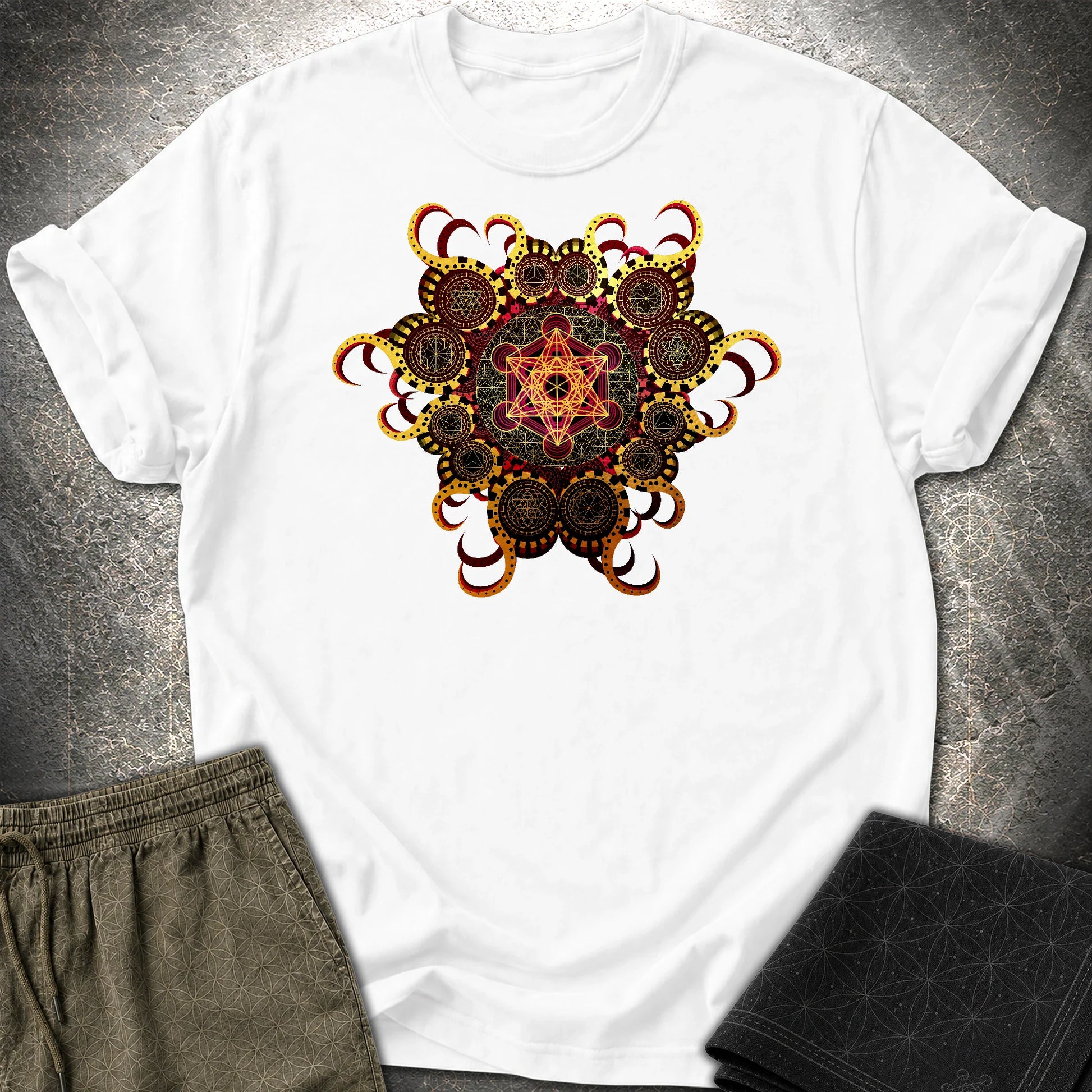 Organic Metatron T-Shirt - Organic Metatron T-Shirt - White