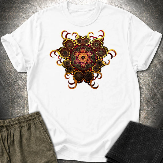 Organic Metatron T-Shirt - Organic Metatron T-Shirt - White