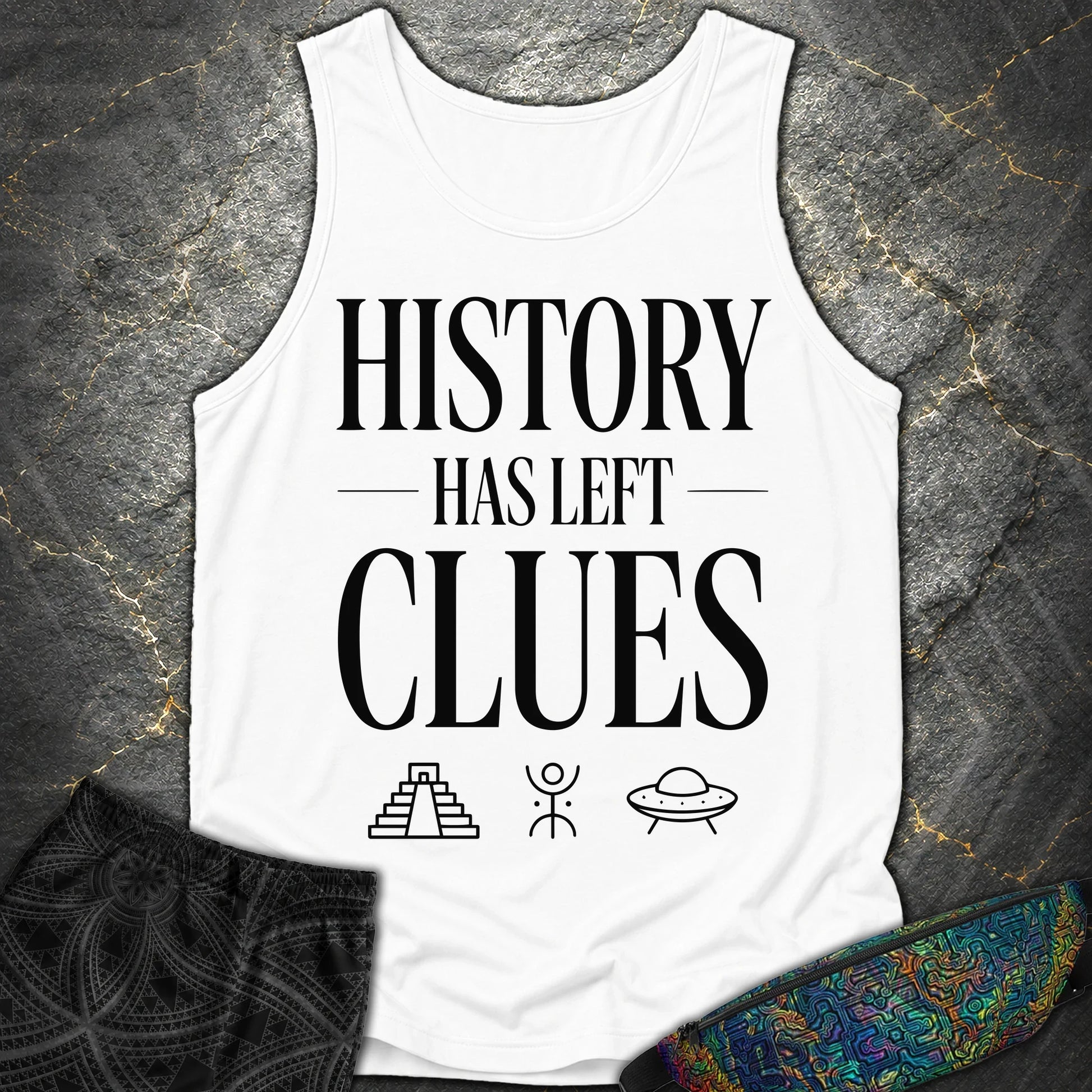 History Black - History Black Comfort Tank Top - White