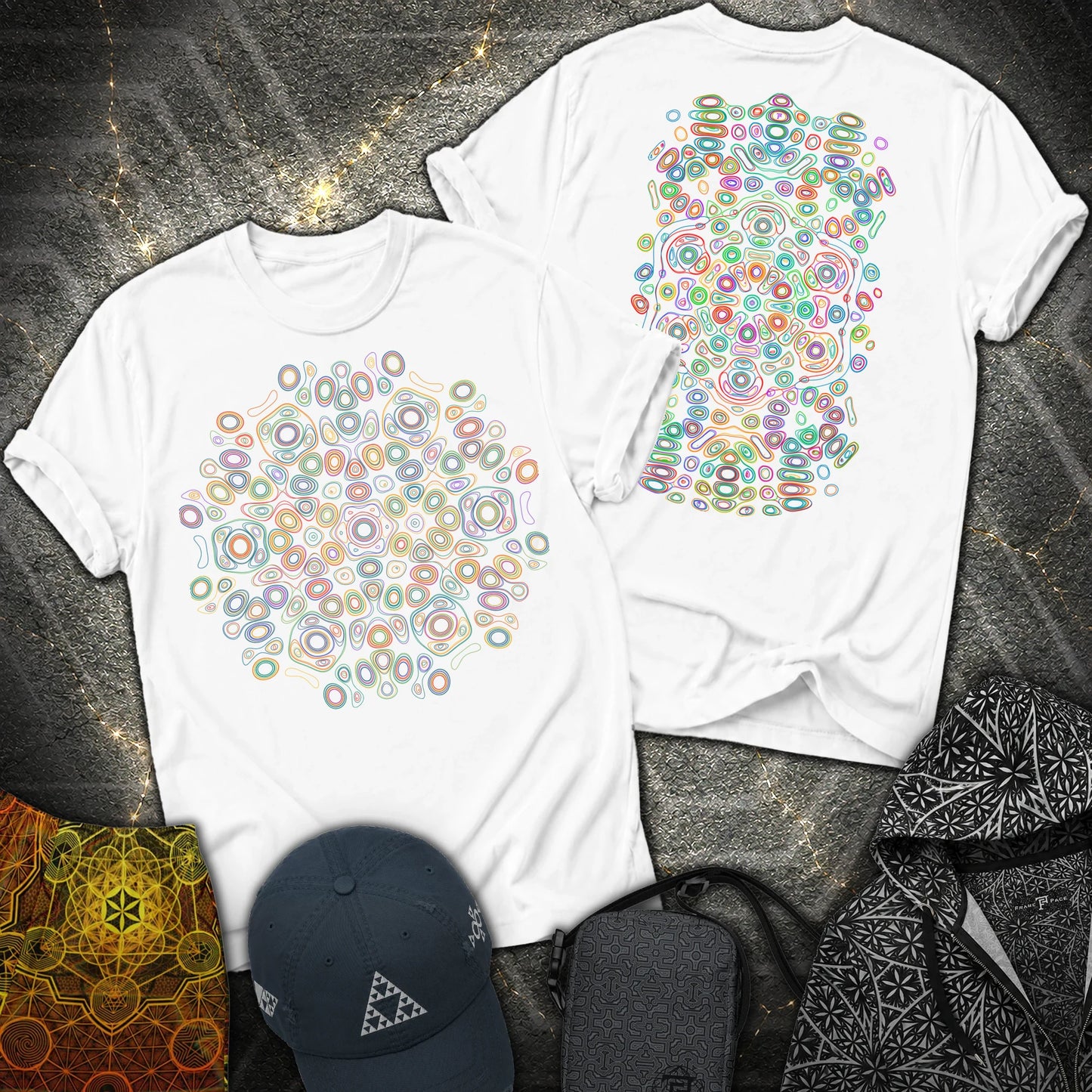 Frequency Of Color - Frequency Of Color 2 Sided T-Shirt - White