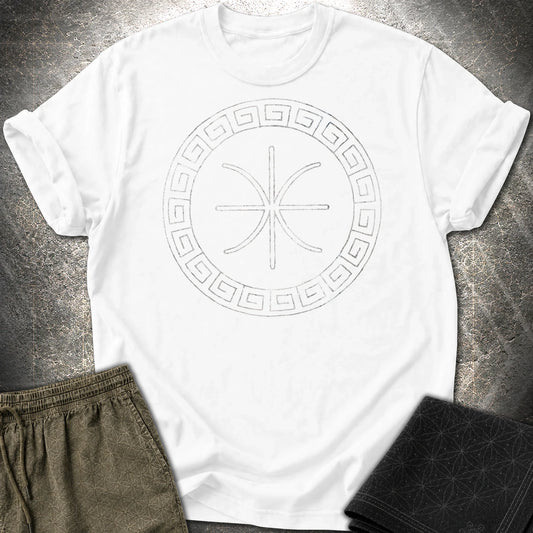 Delphic Epsilon Greek T-Shirt - Delphic Epsilon Greek T-Shirt - White