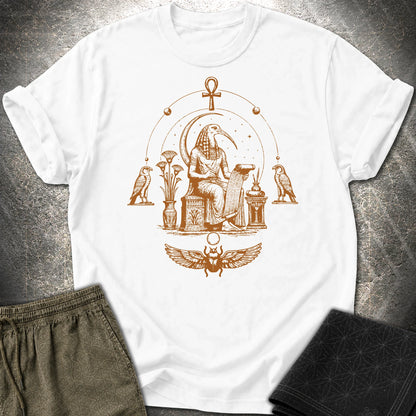 Ibis Scribe Beneath the Moon - Ibis Scribe Beneath the Moon T-Shirt - White