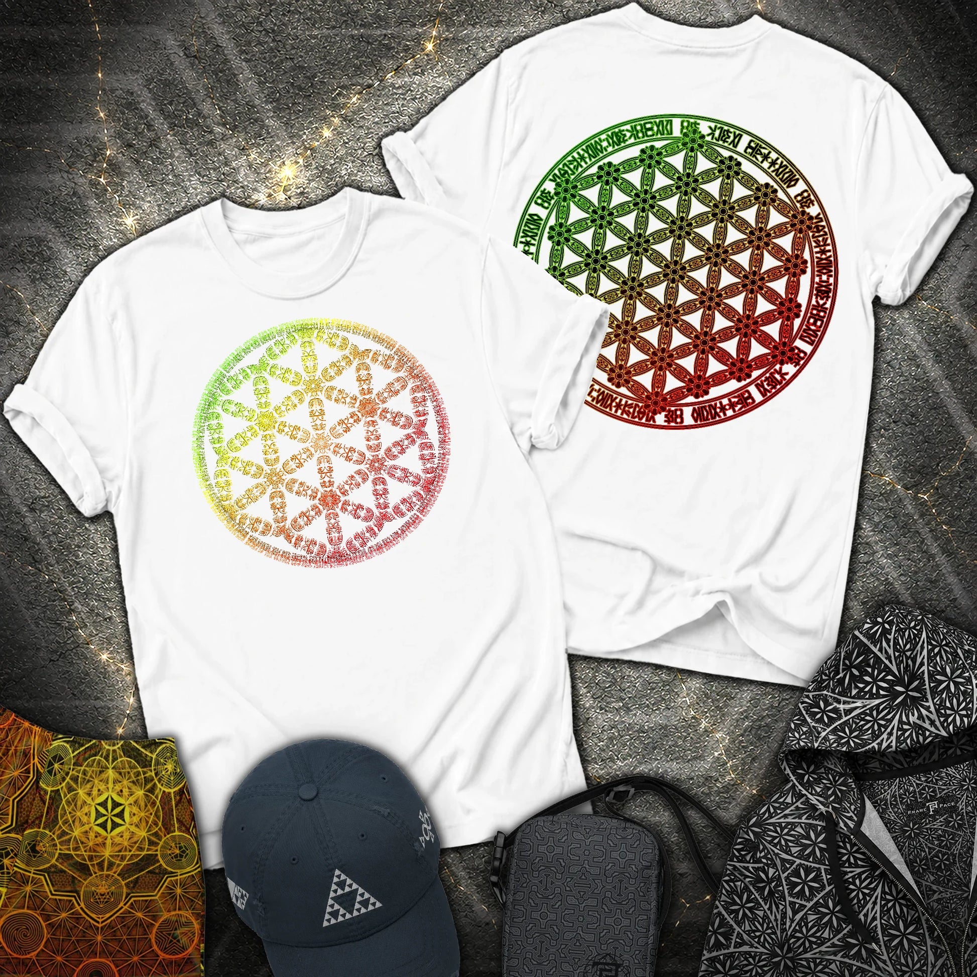 Seed and Flower 2 Sided T-Shirt - Seed and Flower 2 Sided T-Shirt - White