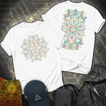 Frequency Of Color 2 Sided T-Shirt - Frequency Of Color 2 Sided T-Shirt - White