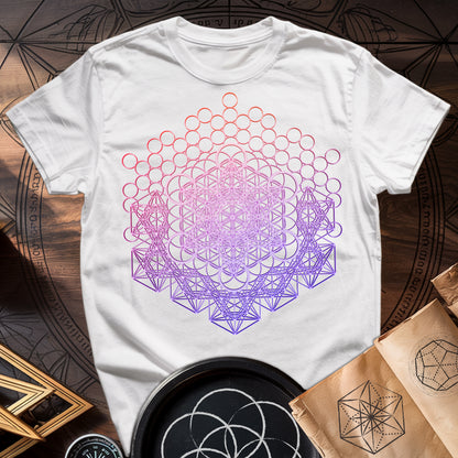 Metatron And Flower Connection T-Shirt