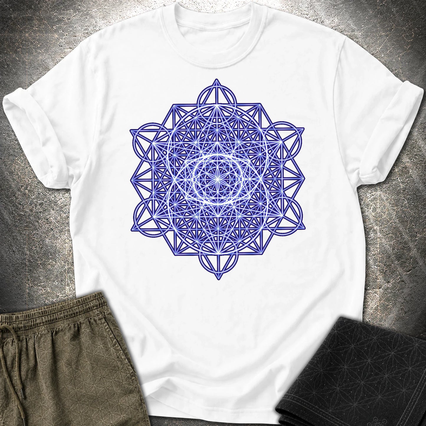 Vesica Eye Of The Universe T-Shirt - Vesica Eye Of The Universe T-Shirt - White