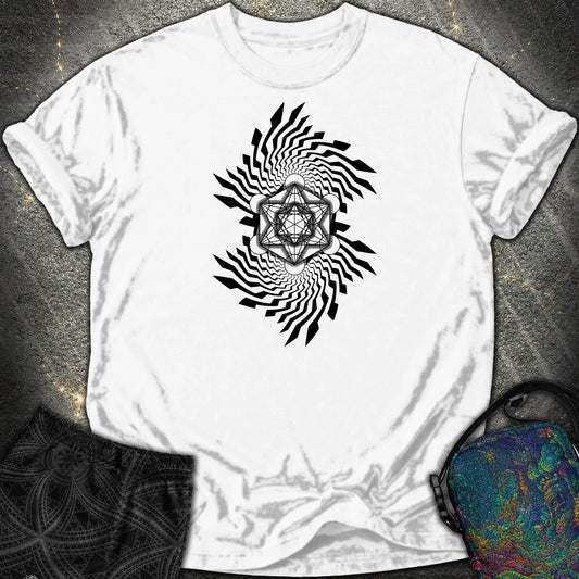 Spiral Metatron Comfort T-Shirt - Spiral Metatron Comfort T-Shirt - White