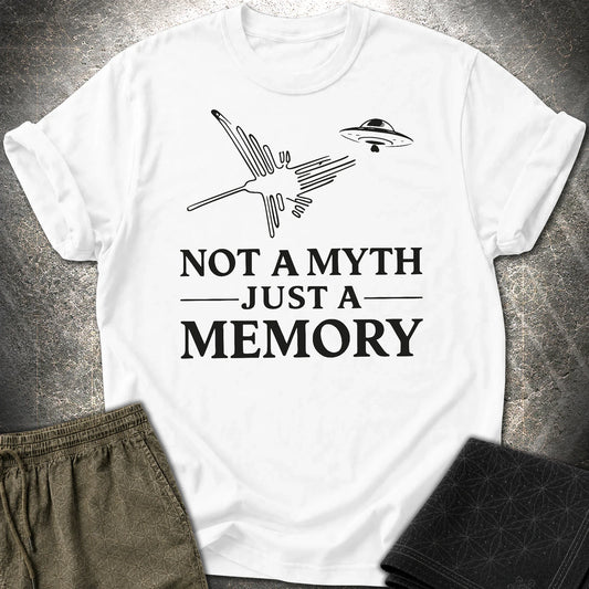 NOT MYTH JUST MEMORY Czarne - NOT MYTH JUST MEMORY Czarne T-Shirt - White