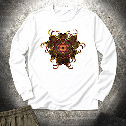 Organic Metatron - Organic Metatron Long Sleeve Shirt - White