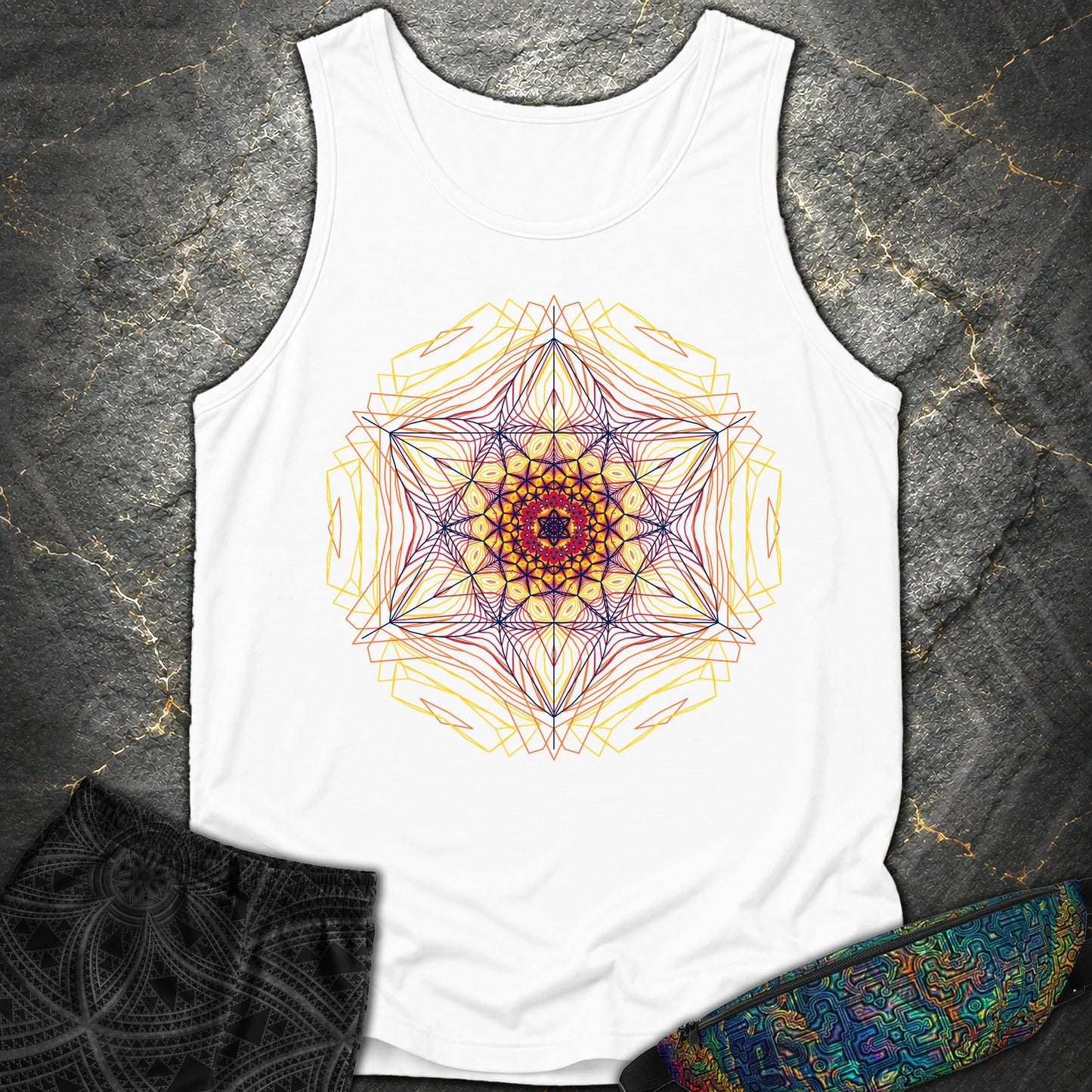 Solar Nexus - Solar Nexus Comfort Tank Top - White