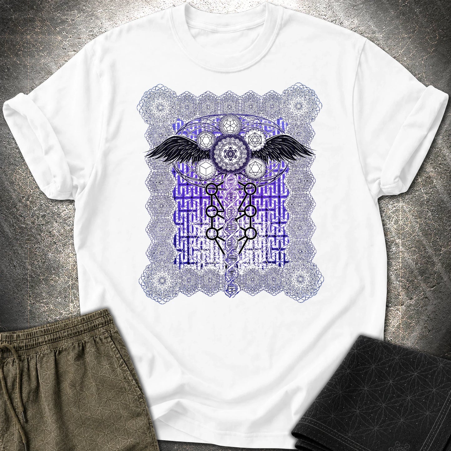 Metatron Ascension T-Shirt - Metatron Ascension T-Shirt - White