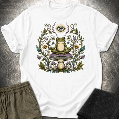 enlightened Frog - enlightened Frog T-Shirt - White