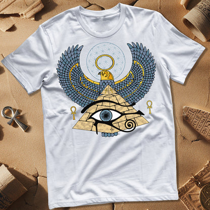 Horus Flower Of Life Egypt T-Shirt
