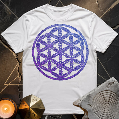 Seed Of Life Purple T-Shirt