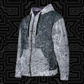 Shipibo Conibo Unisex Recycled Polyester Zip Hoodie