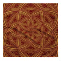 Sierpinski Fractal Seed Orange Bandana