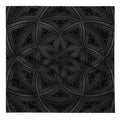 Sierpinski Fractal Seed Black bandana