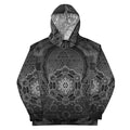 Sacred Geometry Monochrome Polyester Unisex Hoodie