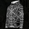 Metatron's Fractal Cube Recycle Polyester Unisex Hoodie