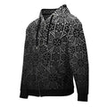Fractal Flower Of Life Recycled Polyester Unisex Zip Hoodie