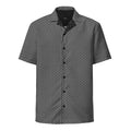Flower Of Life Distressed Silver Unisex Button Shirt