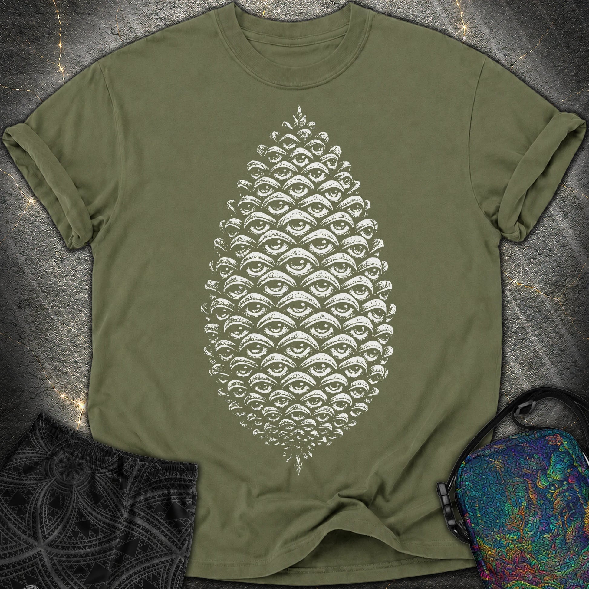 All Seeing Pinecone - All Seeing Pinecone Comfort T-Shirt - Hemp