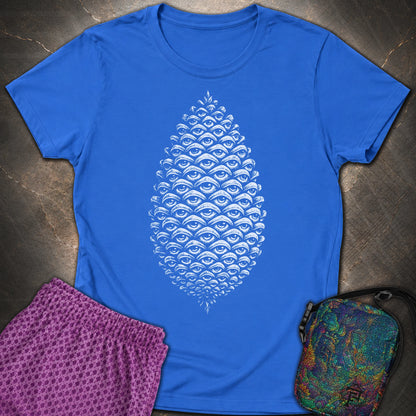 All Seeing Pinecone - All Seeing Pinecone Womens T-Shirt - Royal