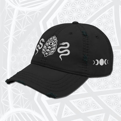 Raising The Awareness Embroidered Distressed Dad Hat