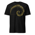 Golden Ratio Flower Spiral T-Shirt, Fibonacci Sacred Geometry Shirt, Botanical Math Graphic Tee
