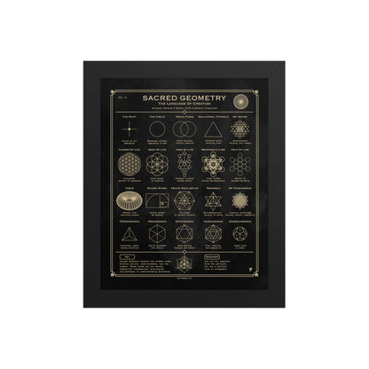Sacred Geometry Framed poster
