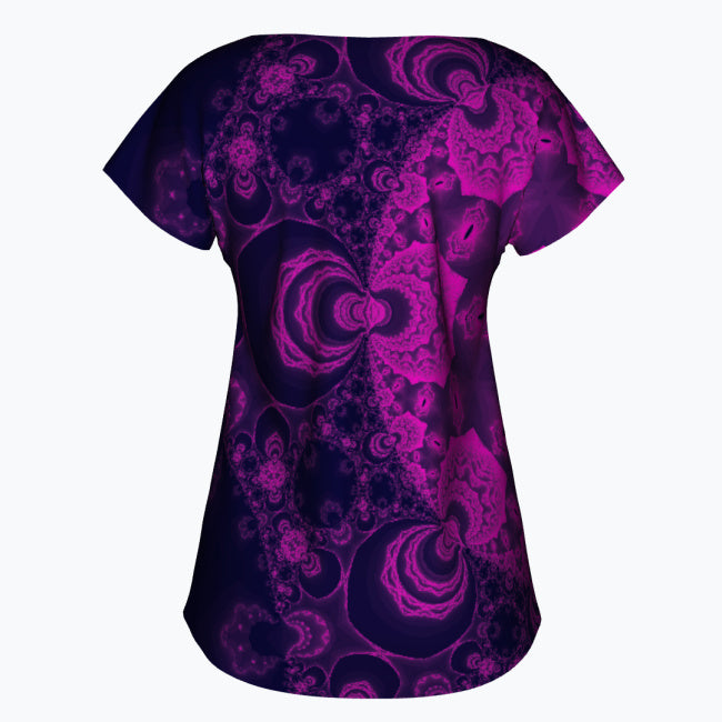 Violet Fractal Dream Women's T-Shirt