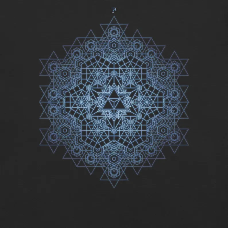Merkaba Sacred Geometry Comfort 2 Sided T-Shirt