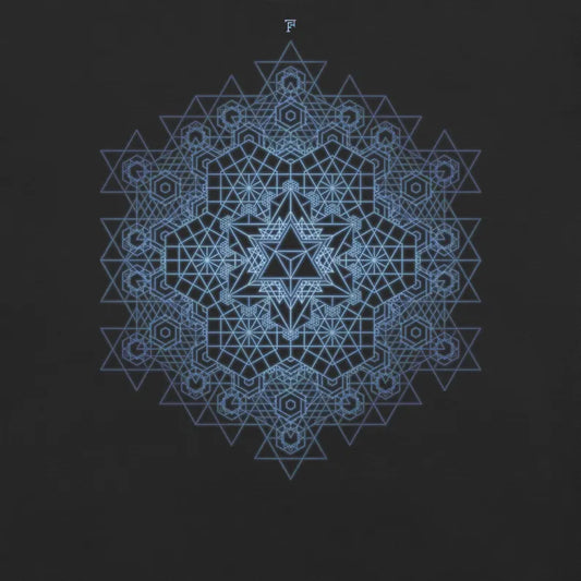 Merkaba Sacred Geometry Comfort 2 Sided T-Shirt