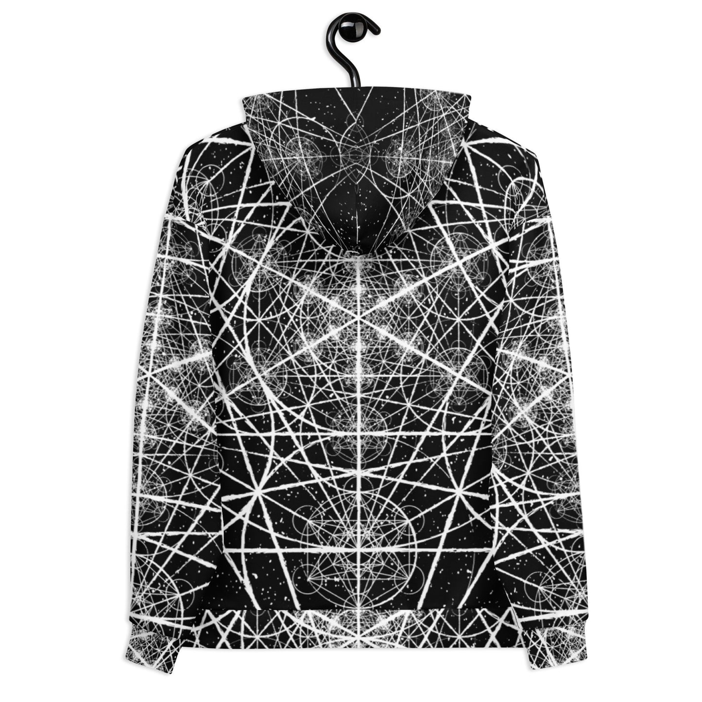 Metatron's Fractal Cube | Sacred Geometry | Intricate Geometric Artwork | Psychedelic Wearable Art | Spiritual Clothing | Unisex Hoodie