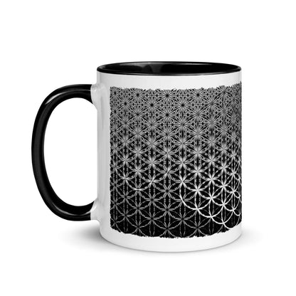 Flower Of Life | Pattern Of Creation | Seed Of Life Tea Mug | Sacred Geometry | Spiritual Gift | Coffee Mug with Color Inside