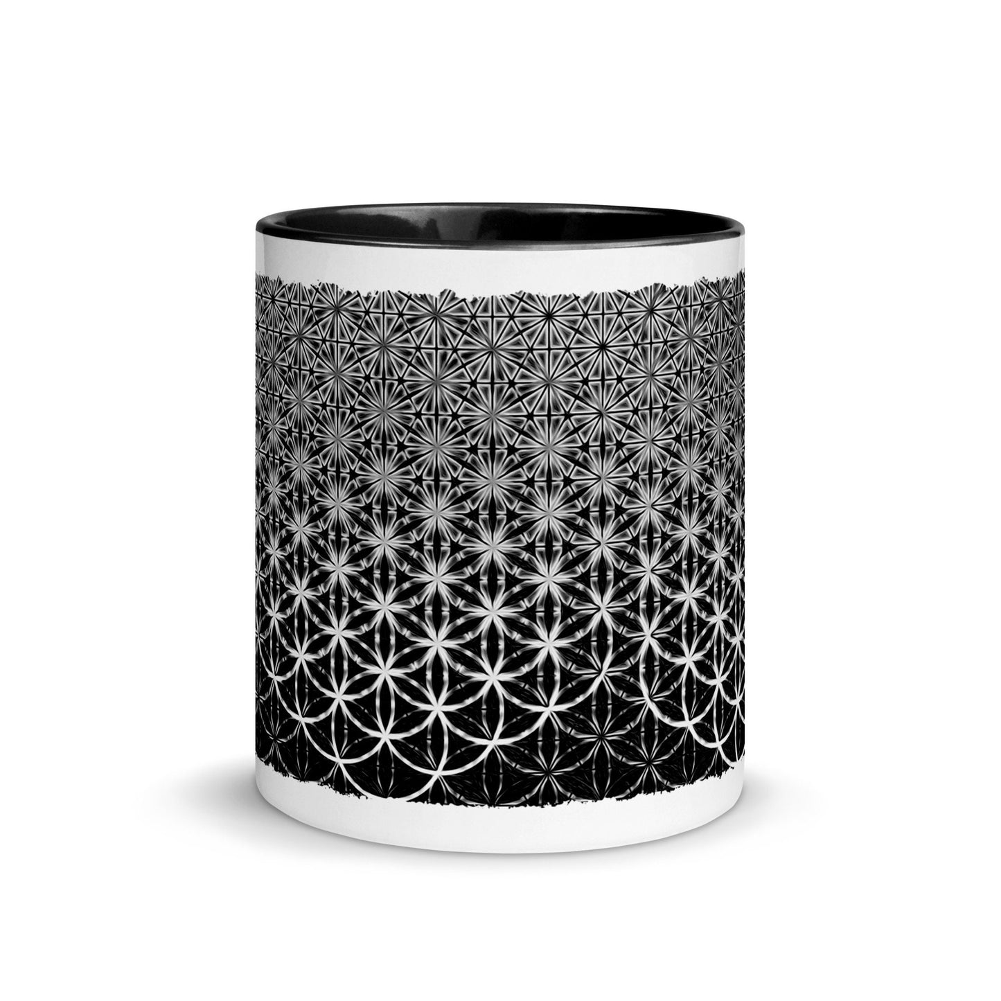 Flower Of Life | Pattern Of Creation | Seed Of Life Tea Mug | Sacred Geometry | Spiritual Gift | Coffee Mug with Color Inside