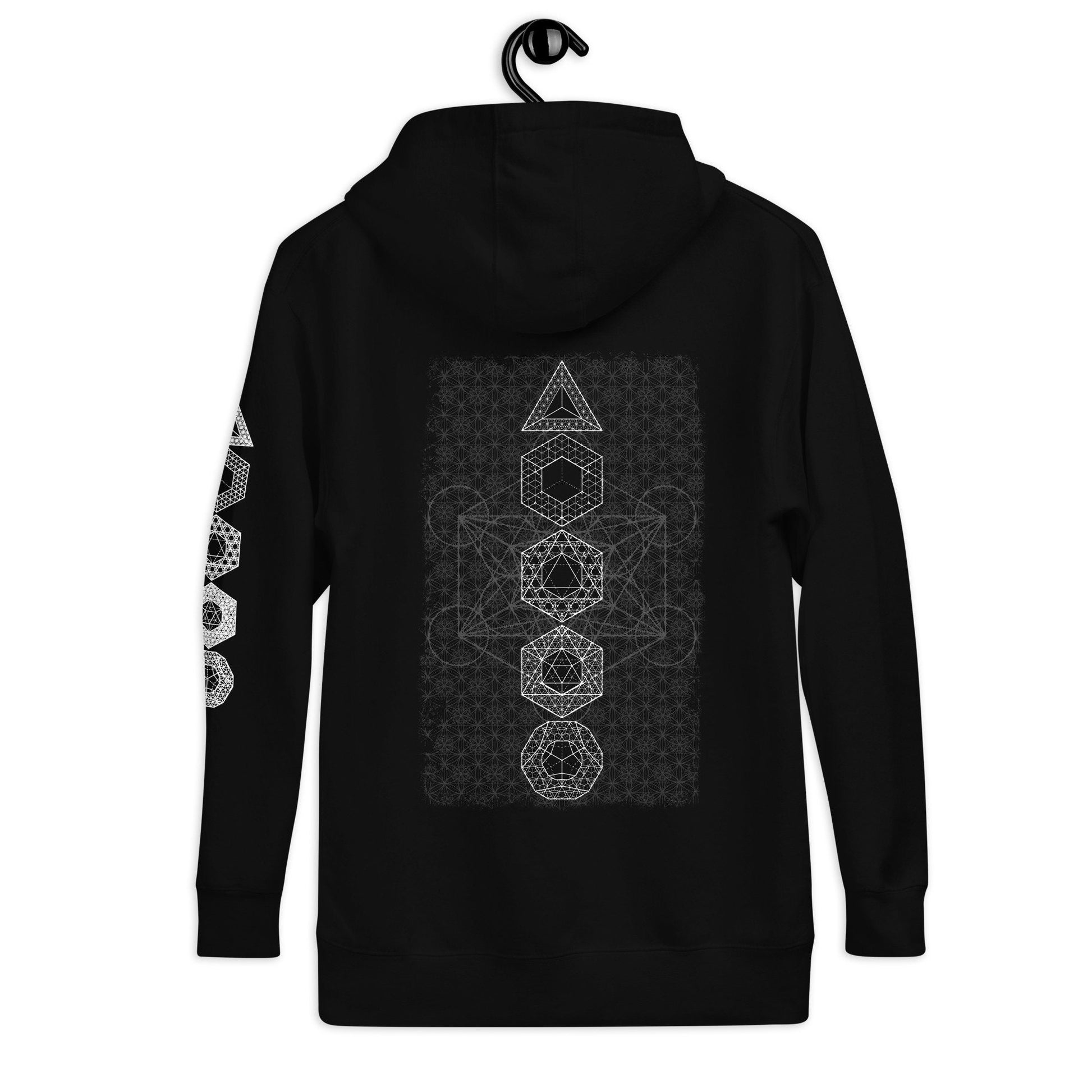 Platonic Solids Sacred Geometry Hoodie