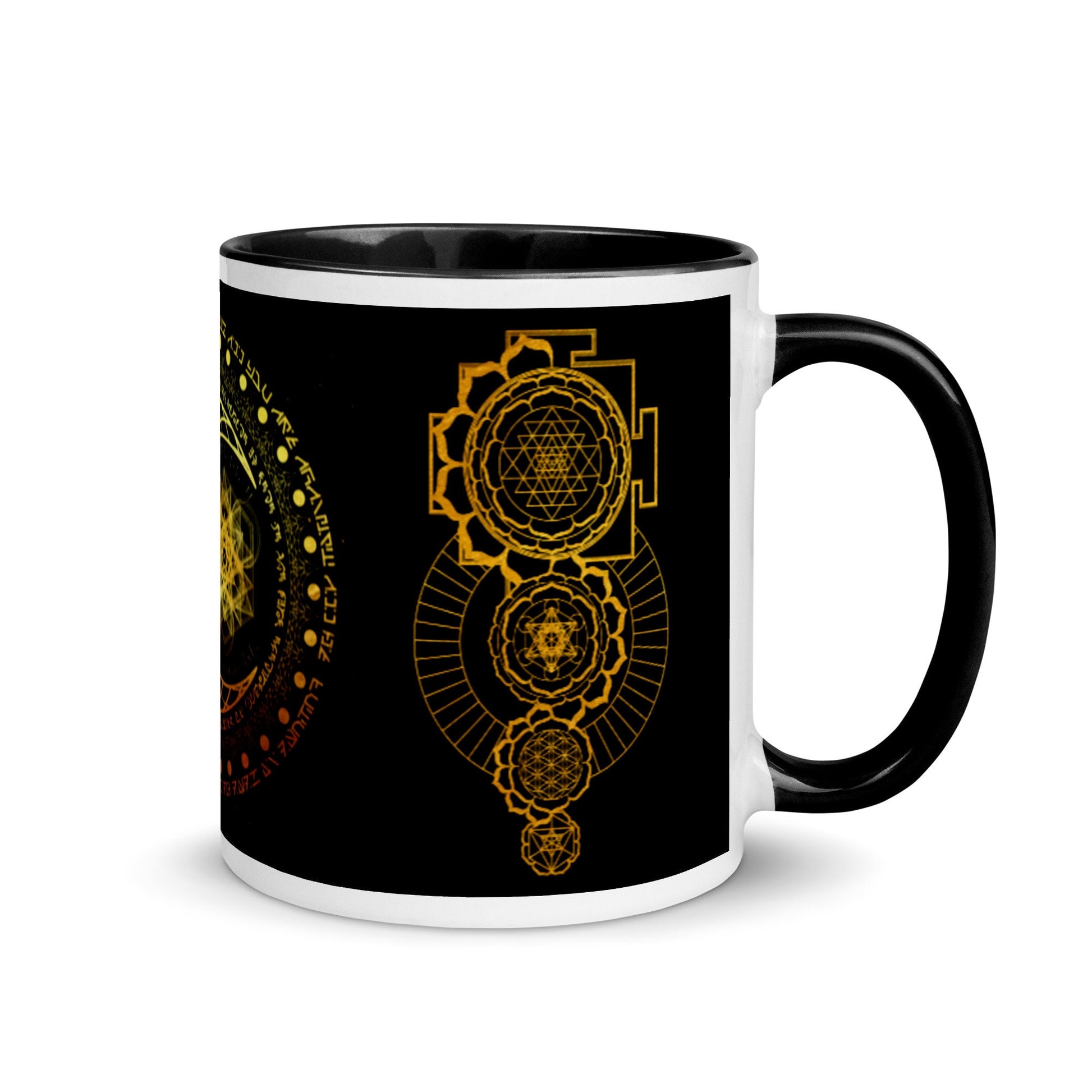 Sacred Geometry | Metatron's Cube | Sri Yantra | Flower Of Life | Spiritual Gift | Beautiful Coffee Mug