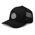 Flower Of Life Embroidered Trucker Cap