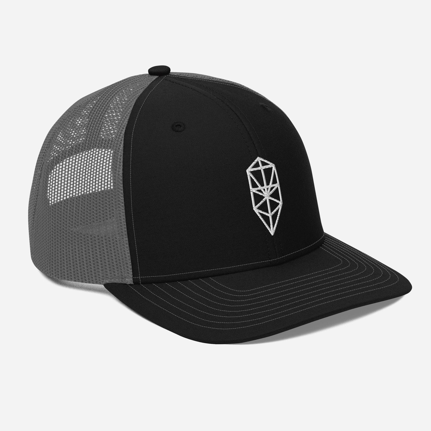 Sacred Geometry | Tree Of Life | Festival Clothing | Spiritual Gift | Psychedelic Hat | Embroidered Trucker Cap