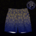 Flower Of Life Blue & Yellow Men's Swim Trunks