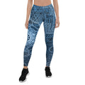 Sri Yantra Blue Leggings