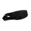 Black Hexagonal Pattern Fanny Pack