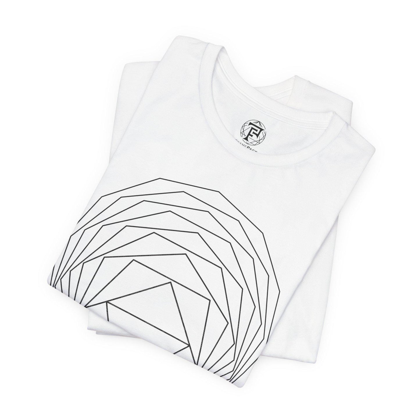 Regular Polygons Cosmic Geometry Unisex T-Shirt