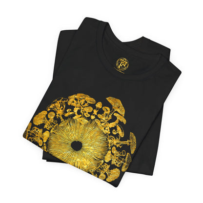 Mushroom Iris Mycology Third Eye Unisex T-Shirt