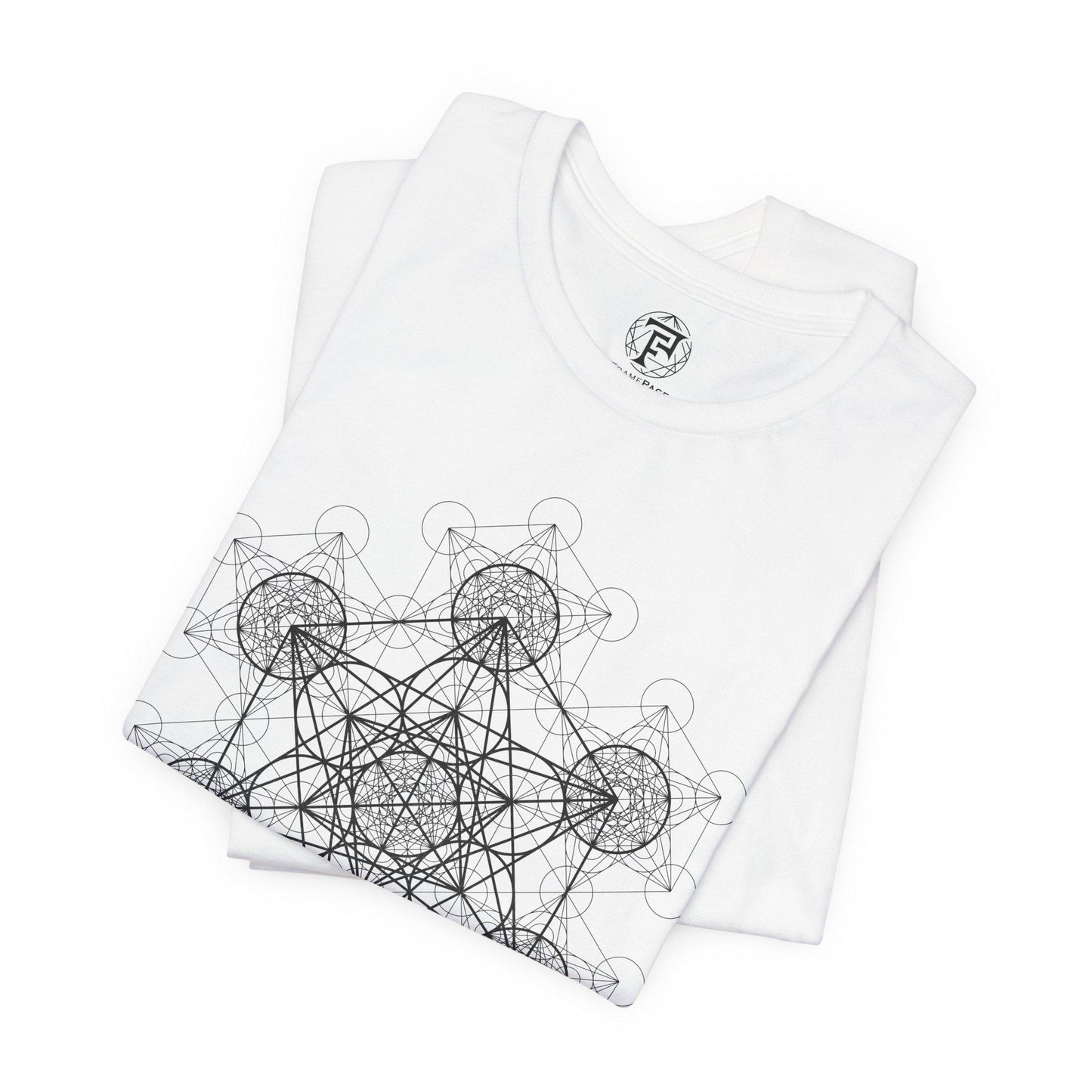 Fractal Metatron's Cube Geometric Art Unisex T-Shirt