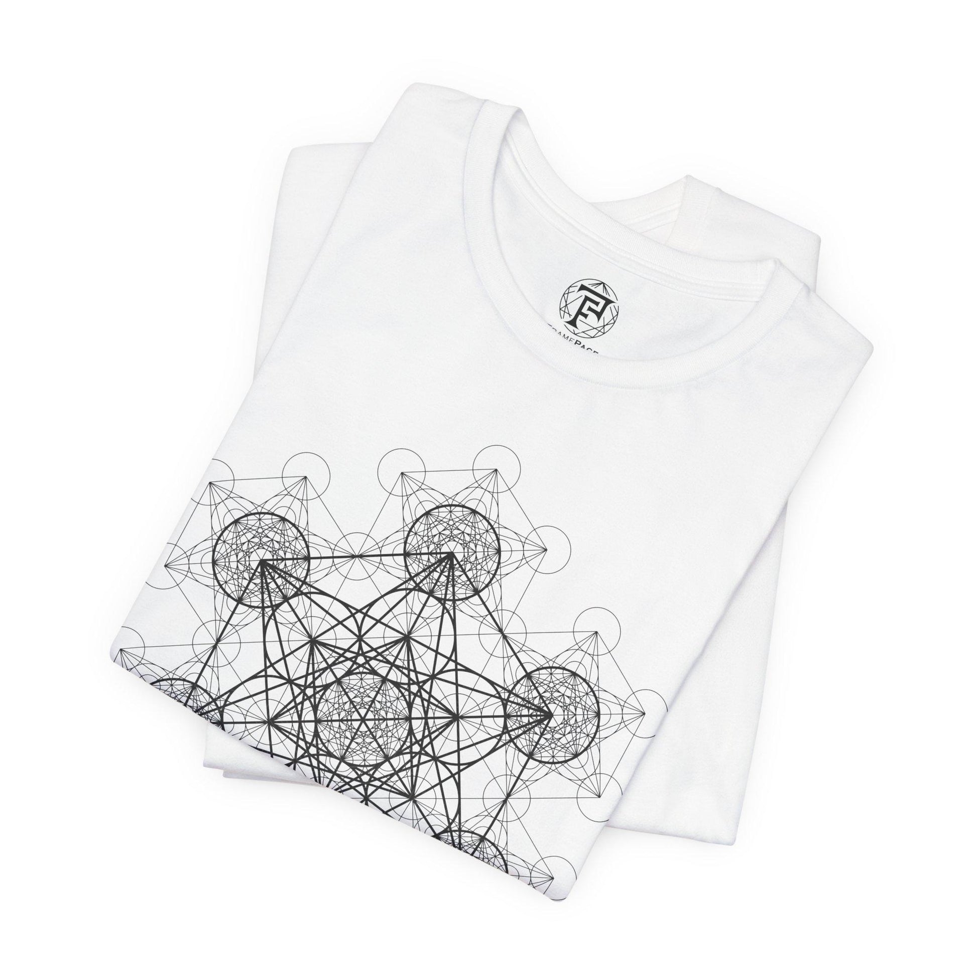 Fractal Metatron's Cube Geometric Art Unisex T-Shirt