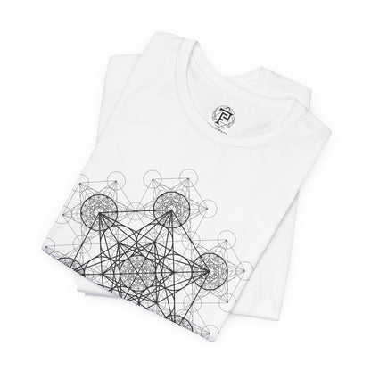 Fractal Metatron's Cube Geometric Art Unisex T-Shirt